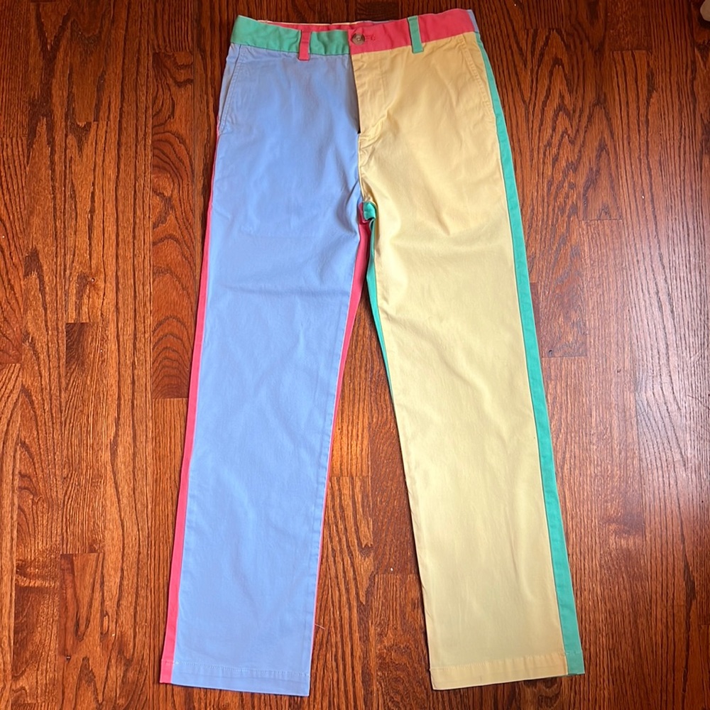 Vineyard Vines Classic color block Chinos Size 14